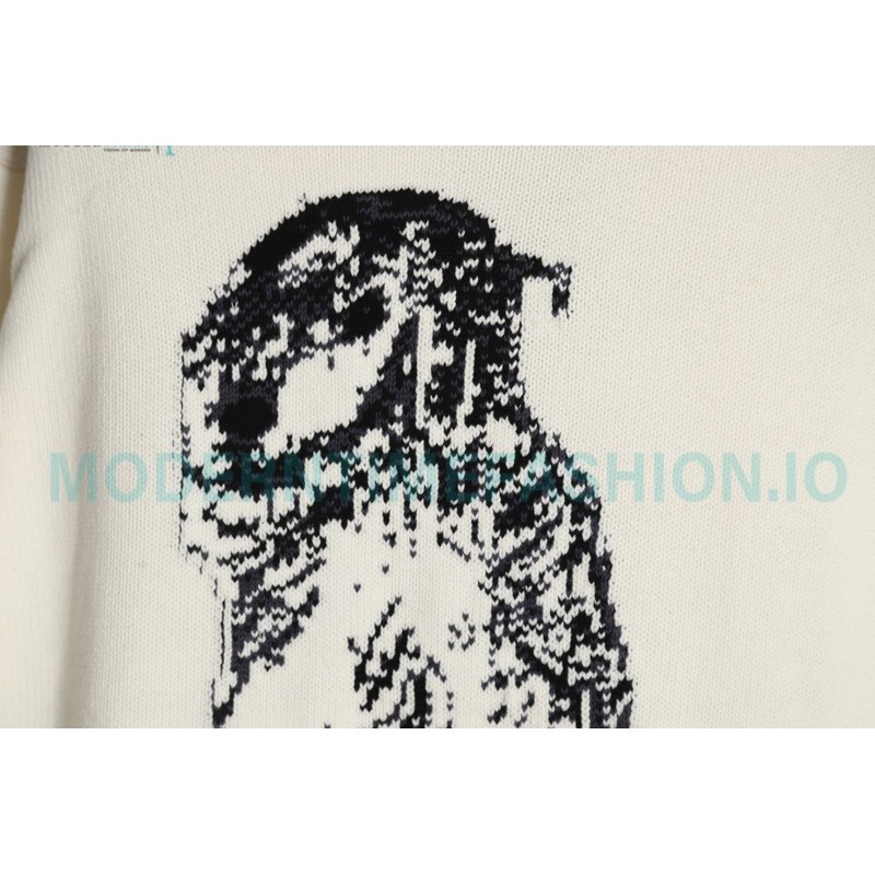 Dior - 23FW Sketch Puppy Crewneck Sweater