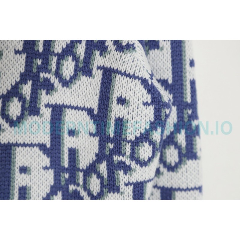 Dior - 23ss Full Print Presbytery Knit Sweater