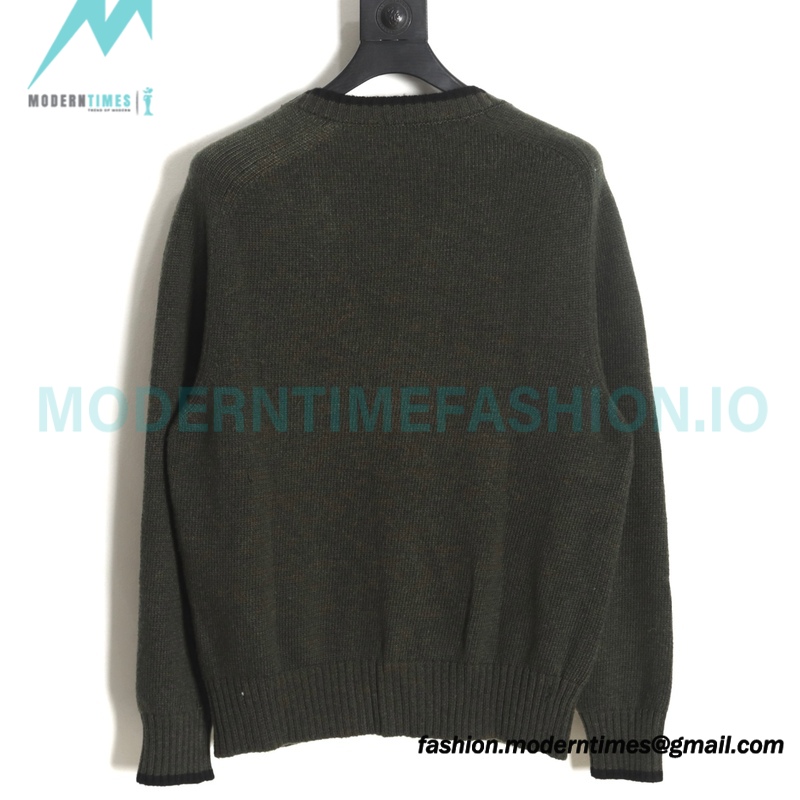 Dior - 23 New Arc Letter Embroidered Sweater Cardigan
