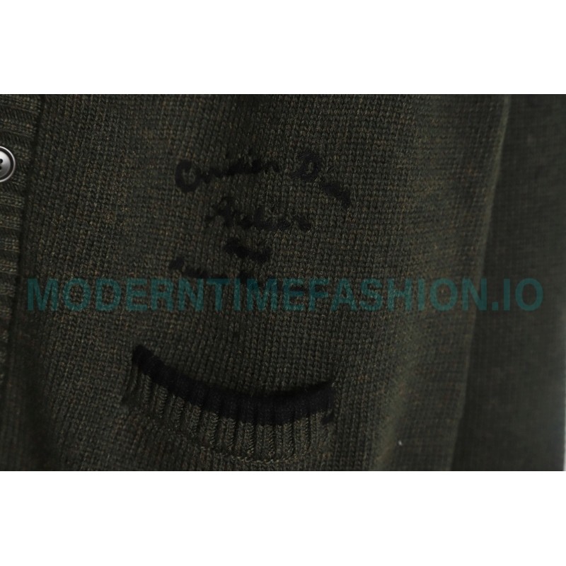 Dior - 23 New Arc Letter Embroidered Sweater Cardigan