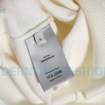 Dior - 23FW Embroidered Pin Fringe Knitted Sweater