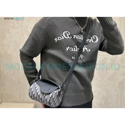 Dior - 23Fw Embroidered Signature Letter Knit Sweater