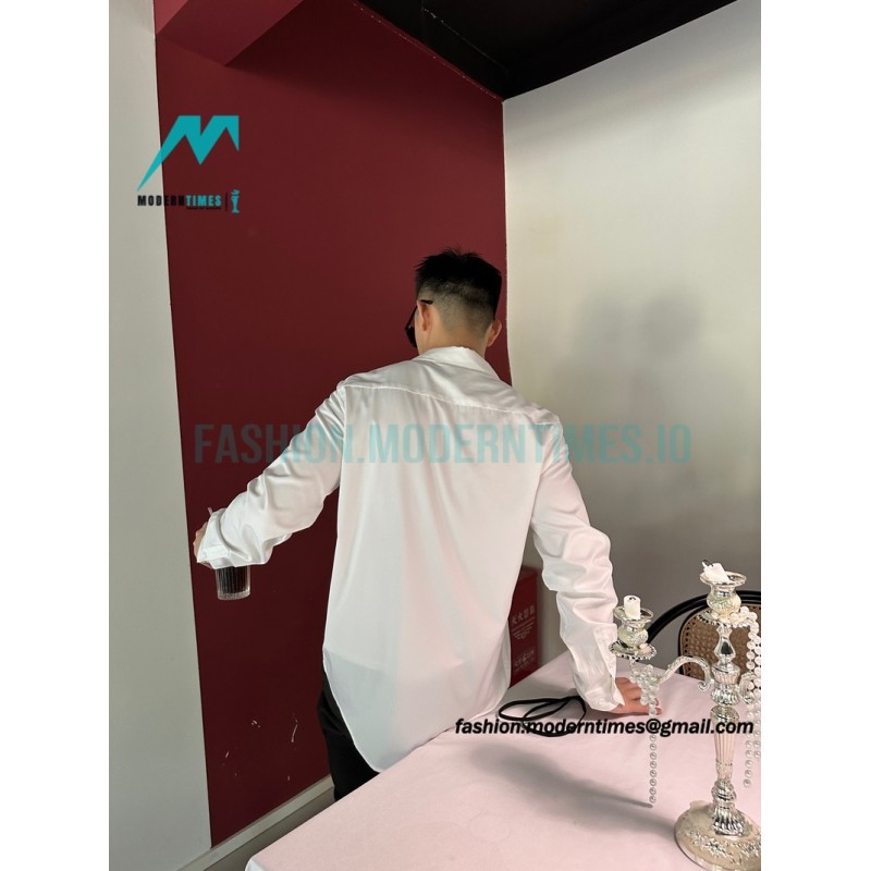 Dior - Gradient Floral Embroidery Shirt With Long Sleeves