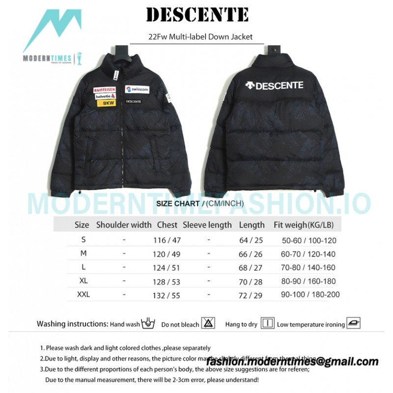 Descente - 22Fw Multi-label Down Jacket