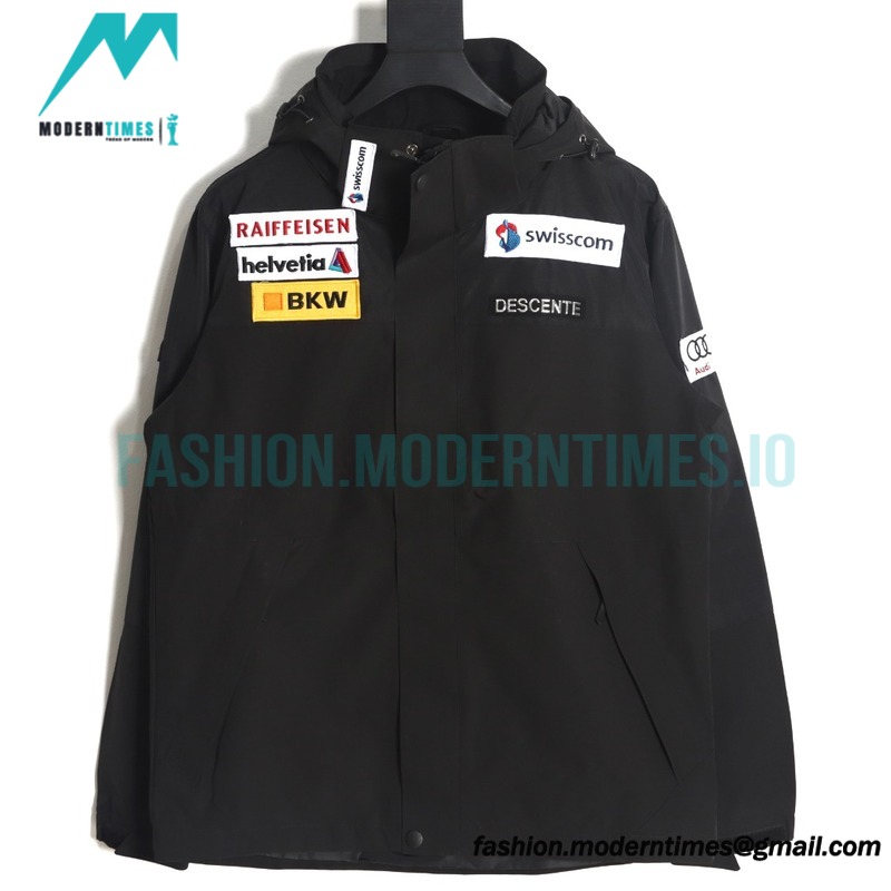 Descente - Embroidered Multi-label Co-brand Hardshell Jacket