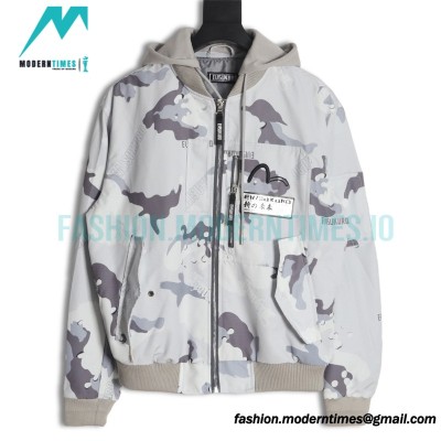 Evisu - 24fw Camouflage Print Bomber Jacket