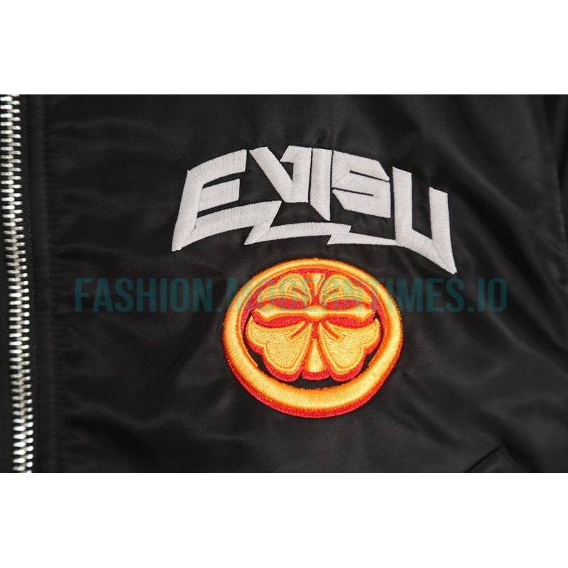 Evisu - 24fw Embroidered MA-1 Bomber Jacket