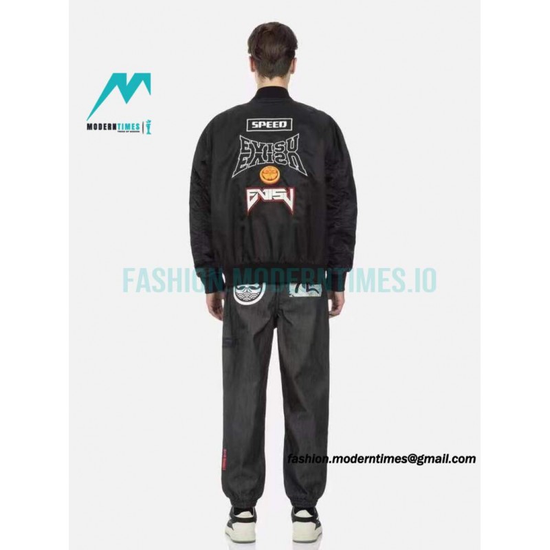 Evisu - 24fw Embroidered MA-1 Bomber Jacket