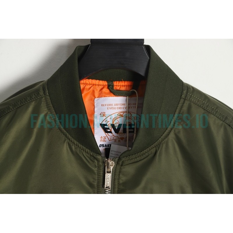 Evisu - 24fw Embroidered MA-1 Bomber Jacket