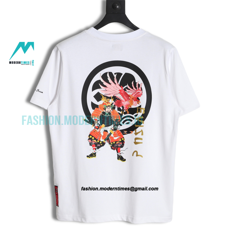 Evisu - 23fw Eagle Samurai Print T-shirt