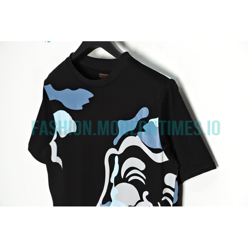 Evisu - 23ss Buddha Head Full Of Short Sleeve T-shirt