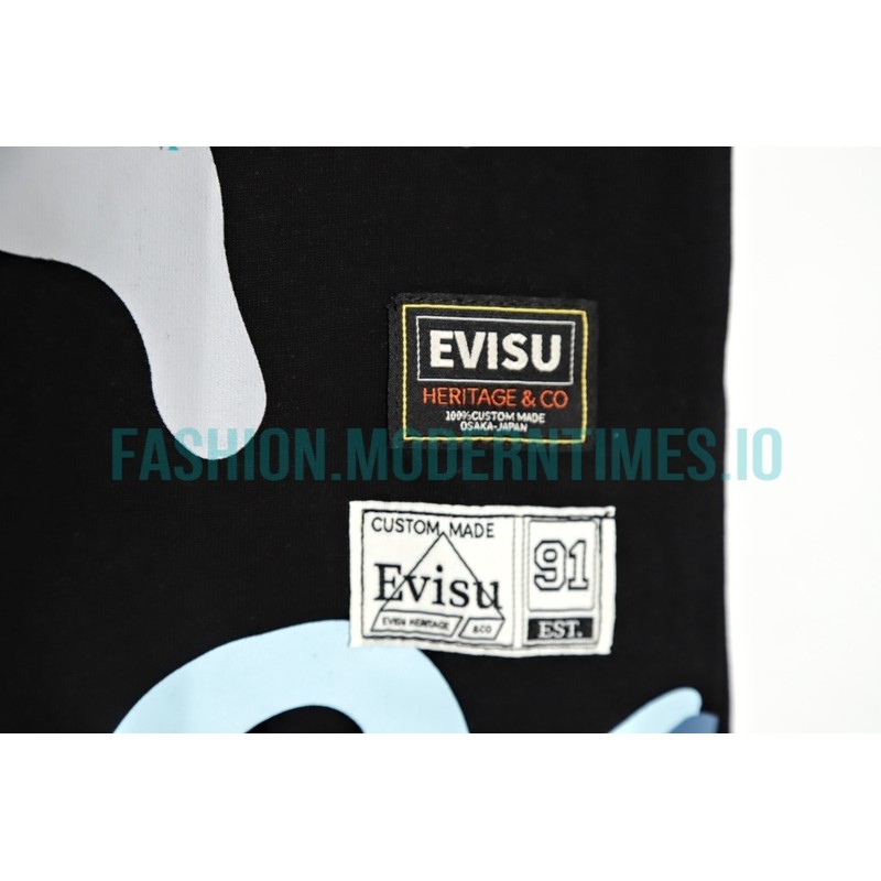Evisu - 23ss Buddha Head Full Of Short Sleeve T-shirt