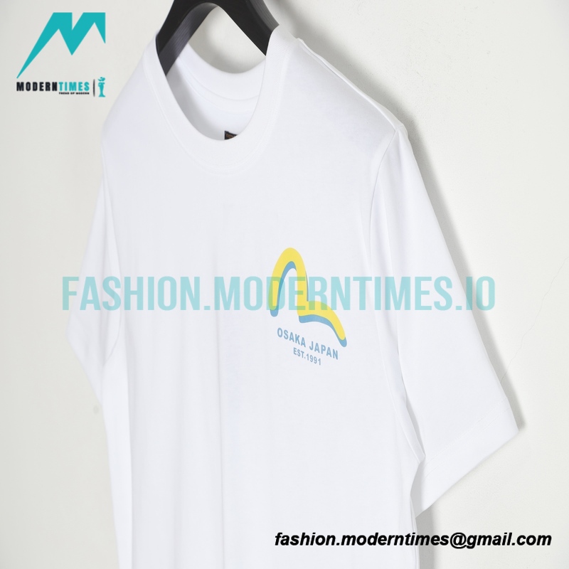 Evisu - 22ss Graffiti Dharma Four Grid Print T-shirt