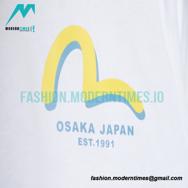 Evisu - 22ss Graffiti Dharma Four Grid Print T-shirt