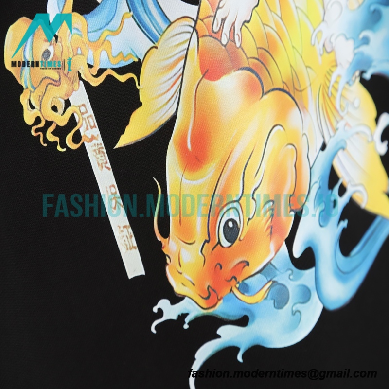 Evisu - 23ss Fisherman Printed Short-sleeved T-shirt