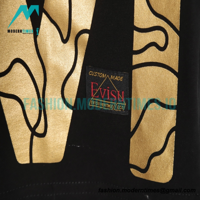 Evisu - 23fw Linear Camouflage Logo Printed T-shirt