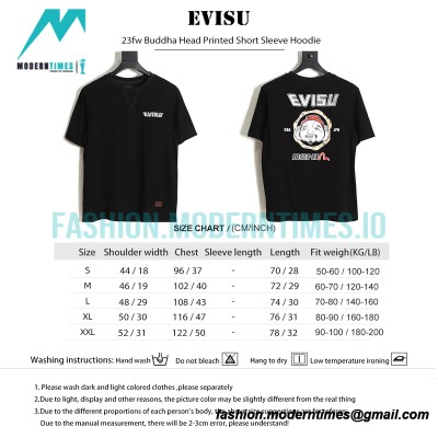 Evisu - 23fw Buddha Head Printed Short Sleeve