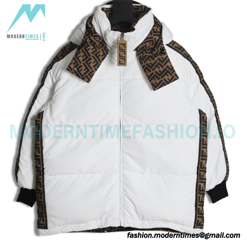 Fendi - Classic Double F Presbyterian Double-sided Down Jacket