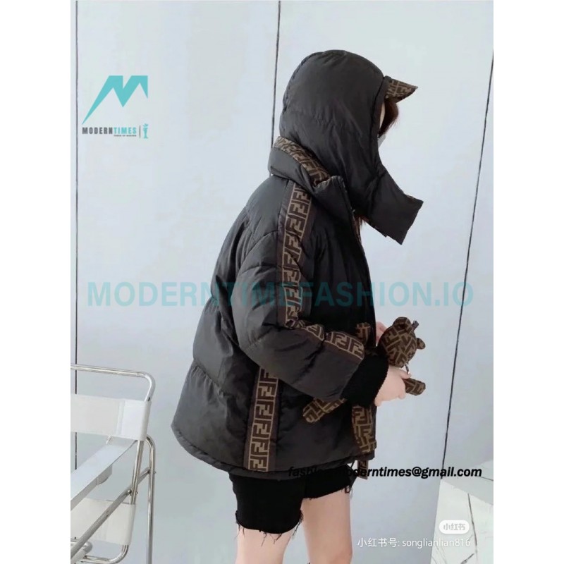 Fendi - Classic Double F Presbyterian Double-sided Down Jacket