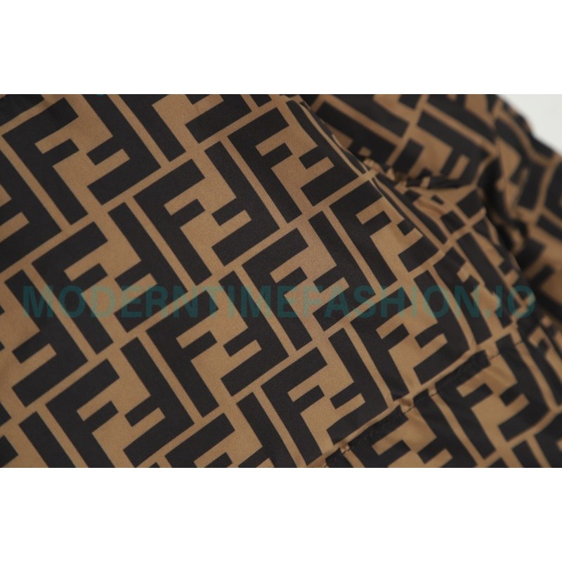 Fendi - Classic Double F Presbyterian Double-sided Down Jacket