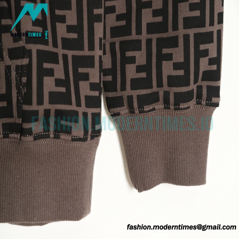 Fendi - 23Fw Double F Elements Full Logo Hoodie
