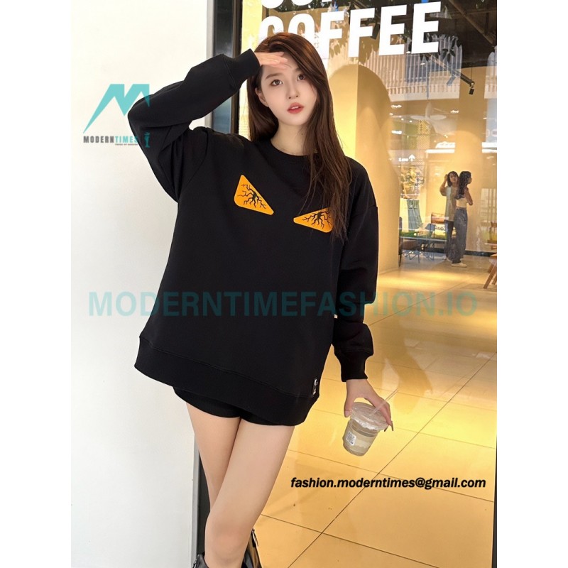 Fendi - 23Fw Crack And Glue Little Monster Eye Hoodie