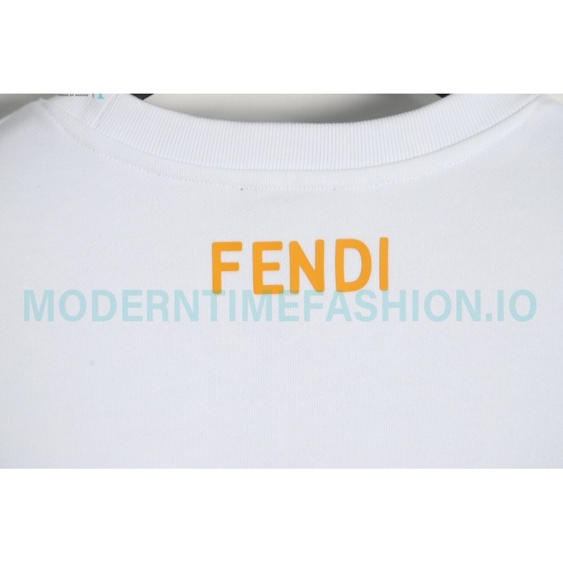 Fendi - 23Fw Crack And Glue Little Monster Eye Hoodie