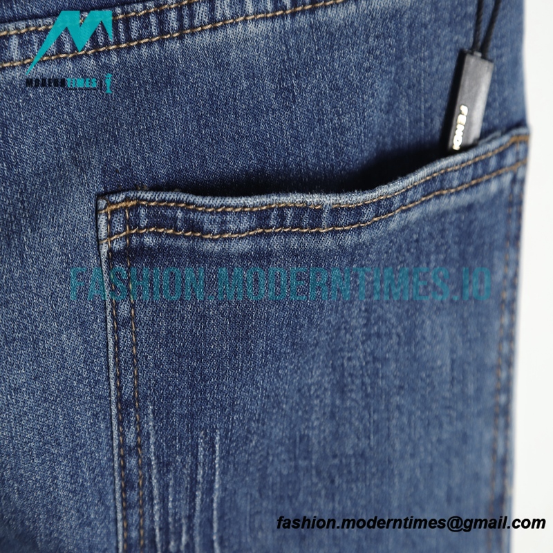 Fendi - Little Monster Embroidered Denim Pants
