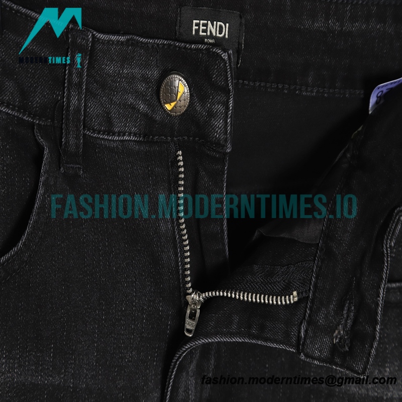 Fendi - Classic Little Monster Eyes Jeans 