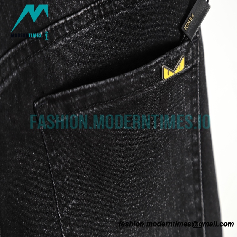 Fendi - Classic Little Monster Eyes Jeans 