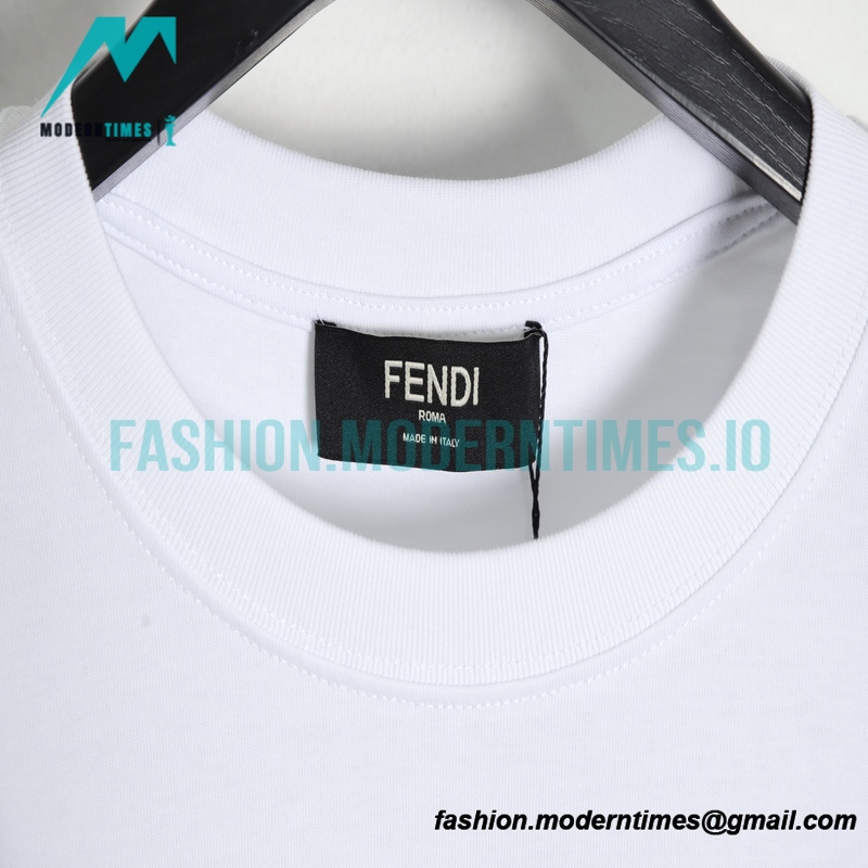 Fendi - 23SS Chest Embroidered Bear Short Sleeve