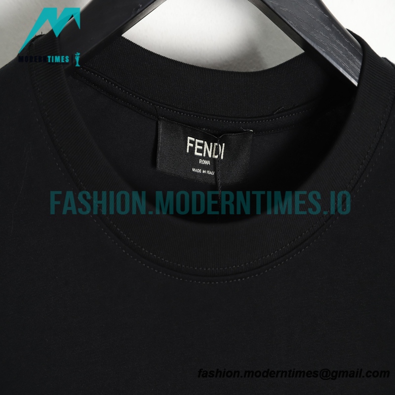 Fendi - 23SS Chest Embroidered Bear Short Sleeve
