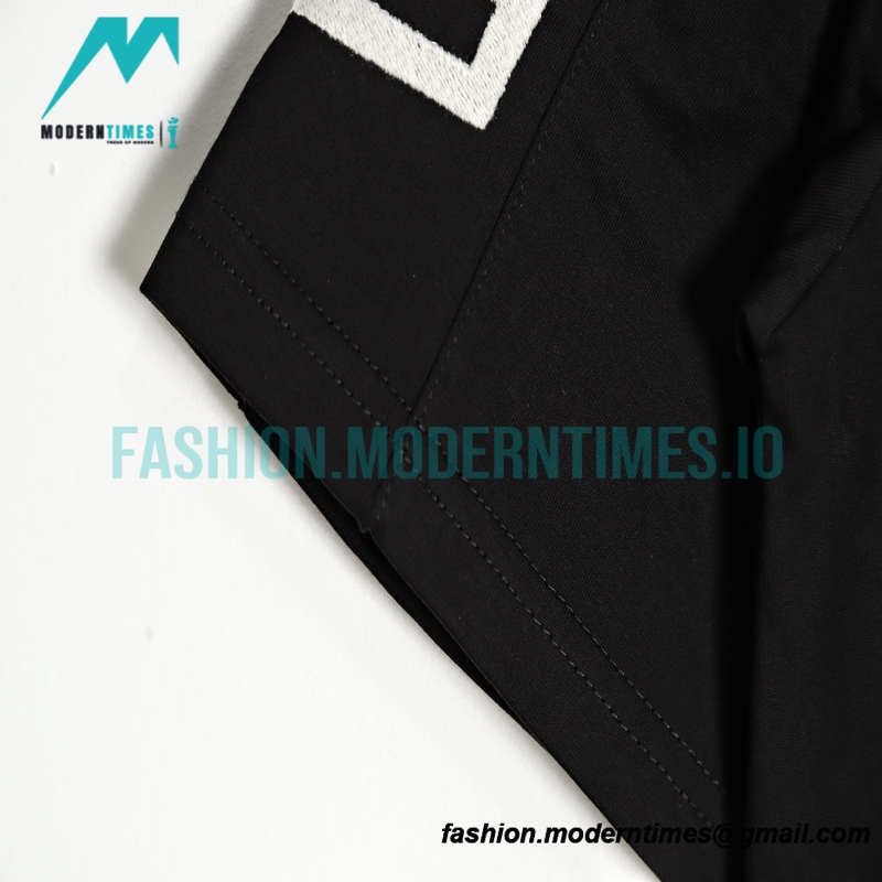Fendi - 23SS Shoulder Embroidered Letter Short-sleeved T-shirt