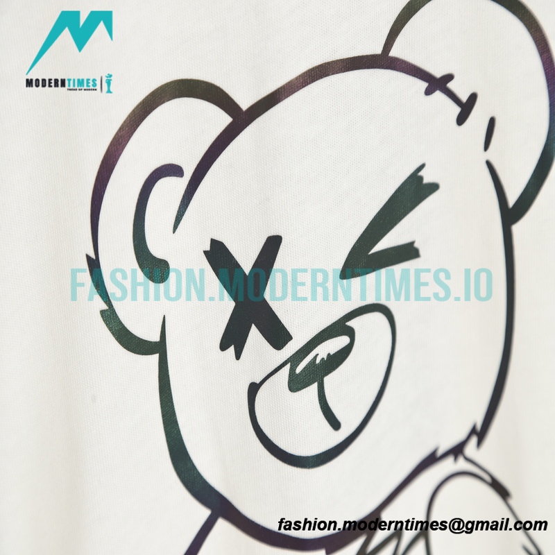 Fendi - 23ss Laser Cartoon Bear Design Short Sleeve