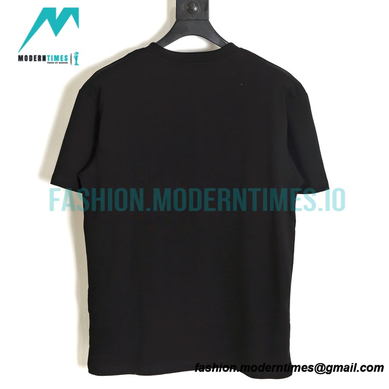 Fendi - 2022 Fw Cartoon Bear Double F Short Sleeve T-shirt