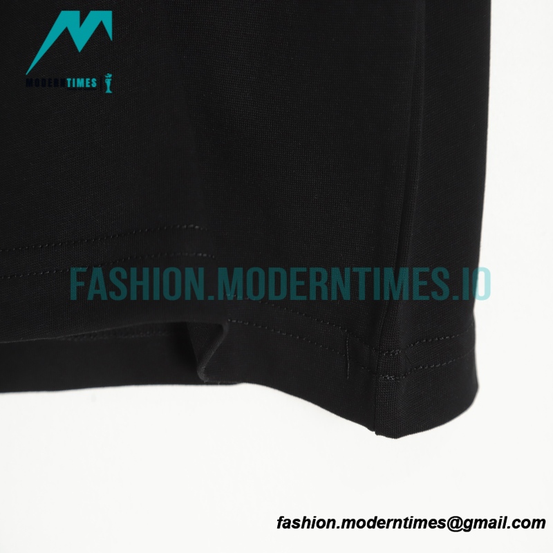 Fendi - 23ss Dark Print Double F Toothbrush Embroidered Short Sleeve T-shirt