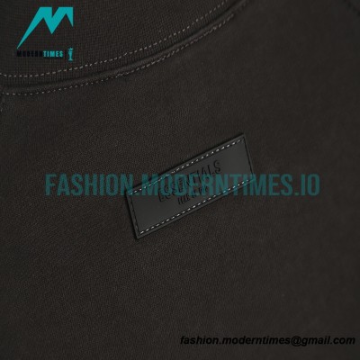 Fear of God - Flocked Small Label Round Neck Hoodie