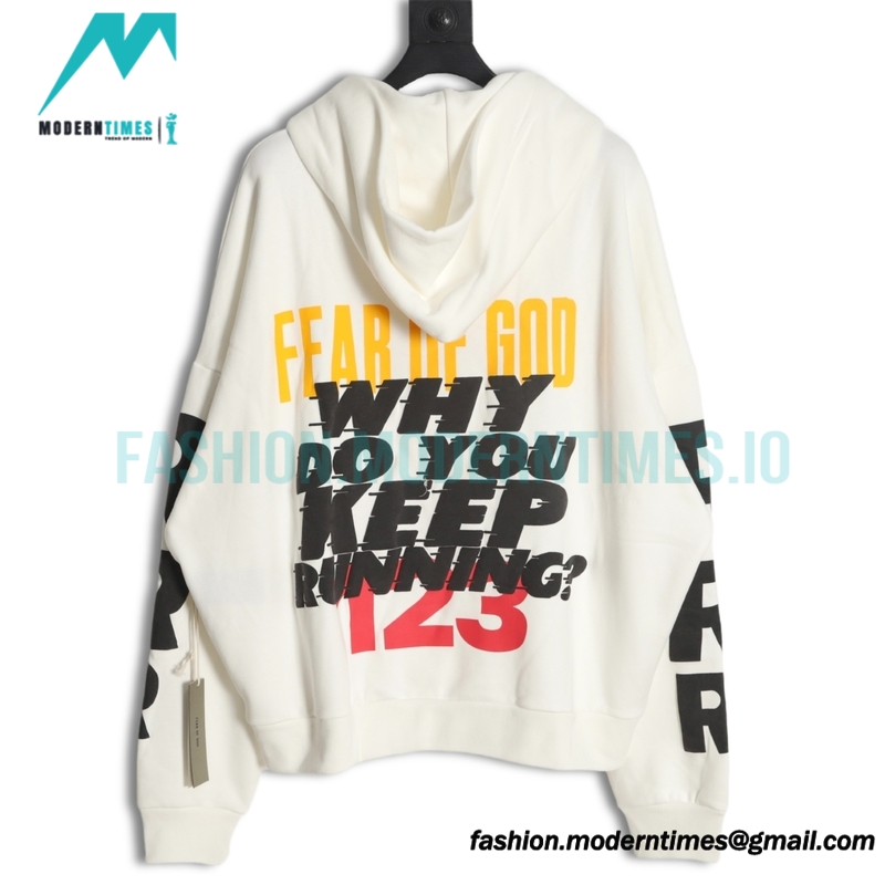 RRR123 - Fear Of God Co-branded Vintage Portrait Hoodie