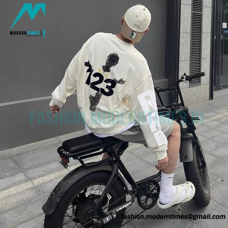 RRR123 - Fear Of God Co-branded Black Crew Neck Hoodie