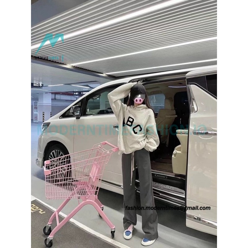 Fear Of God - Flocked ABC letter hoodie