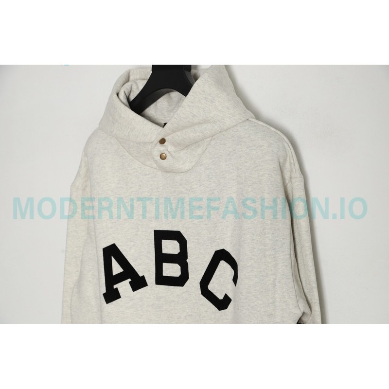 Fear Of God - Flocked ABC letter hoodie