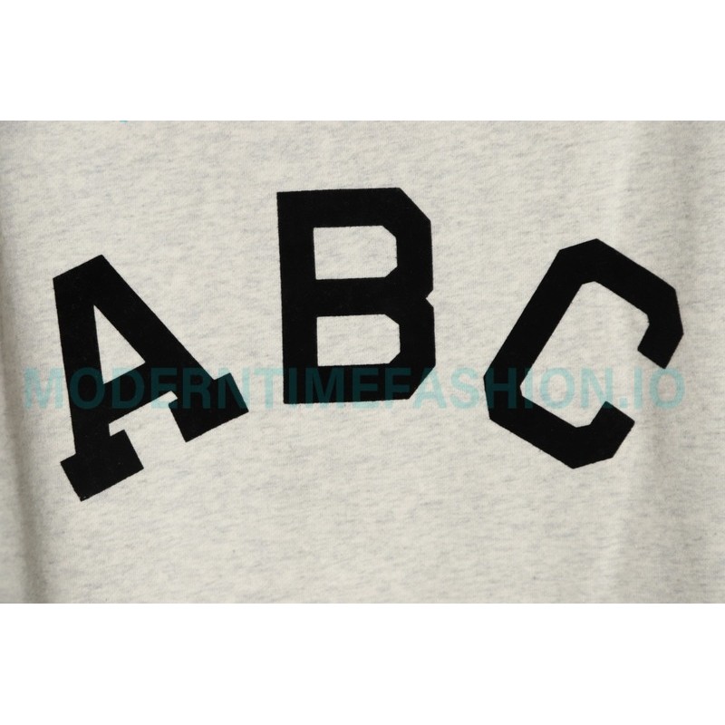 Fear Of God - Flocked ABC letter hoodie