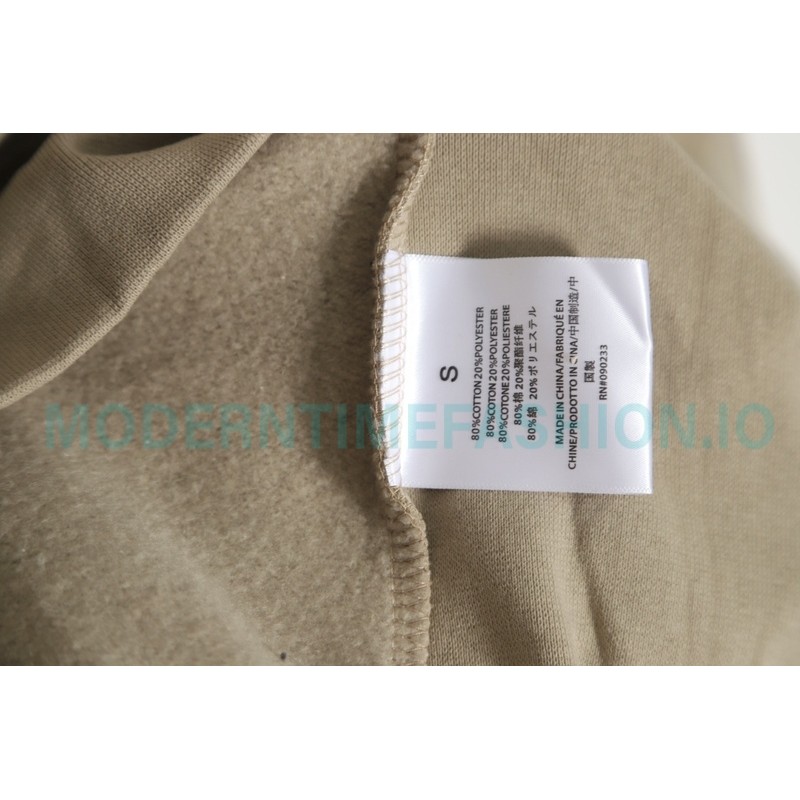 Fear of God - Essential Curved Front Beautiful Fleece Hoodie 