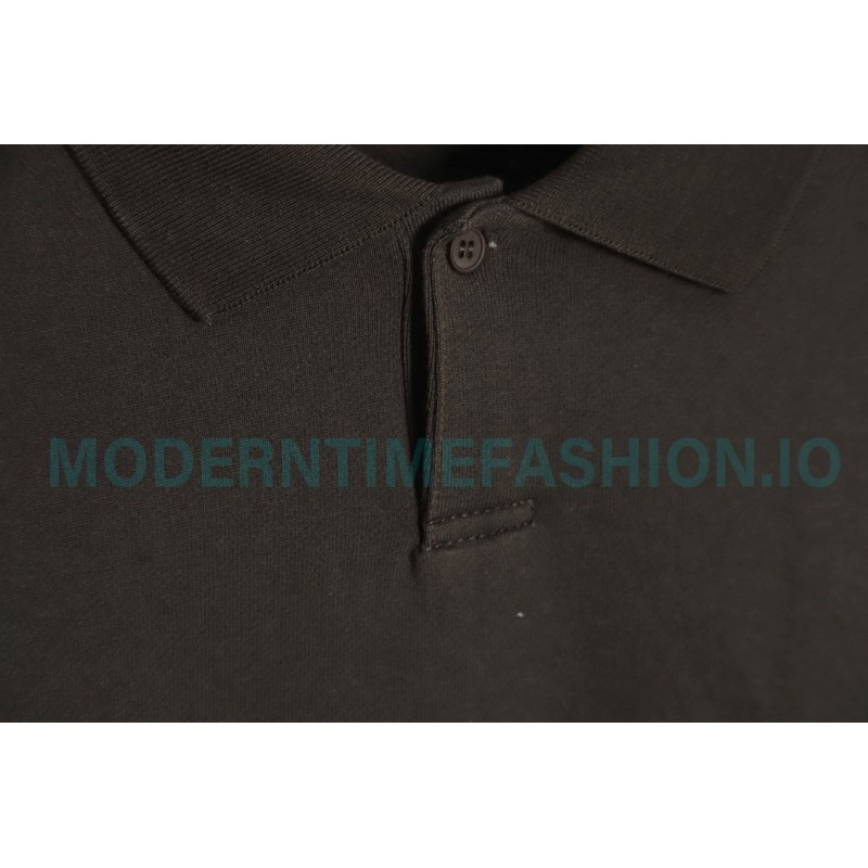 Fear Of God - Essential Double-row Flocked Polo Collar Hoodie