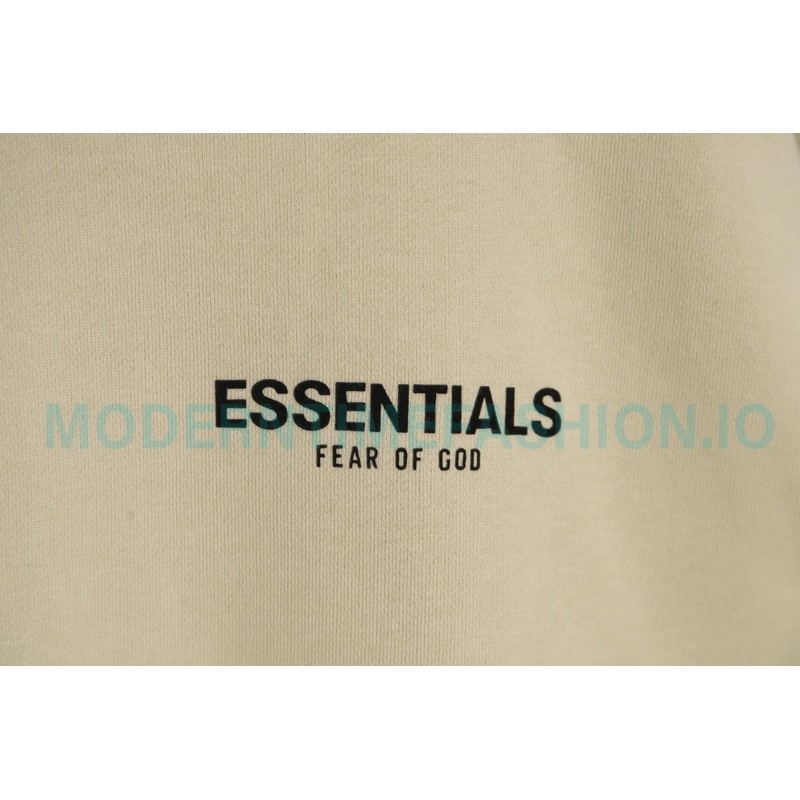 Fear Of God - Essential Double-row Flocked Polo Collar Hoodie