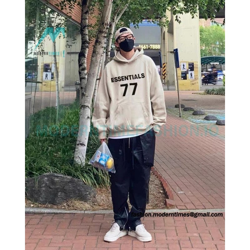 Fear Of God - Flocked 77 Print Hoodie 