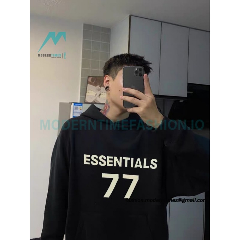 Fear Of God - Flocked 77 Print Hoodie 