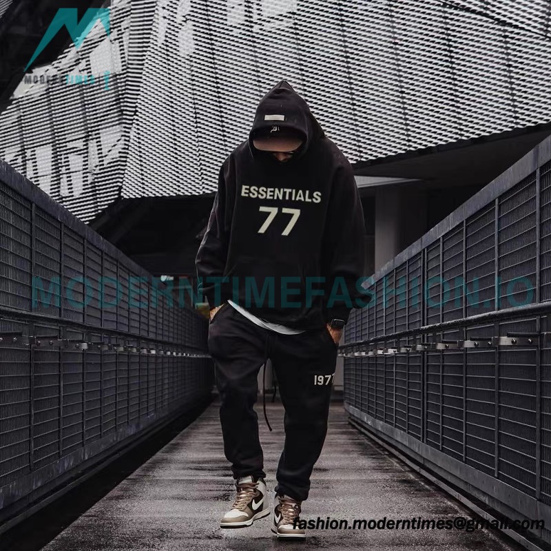 Fear Of God - Flocked 77 Print Hoodie 