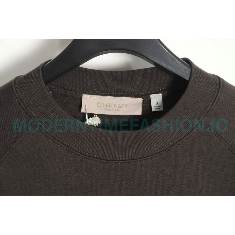 Fear Of God - Flocked 77 Print Crewneck Hoodie 