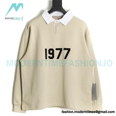 Fear Of God - 1977 Flocked Polo Collar Hoodie